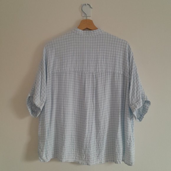 Max Studio Button Down Plaid Shirt - Picture 6 of 16